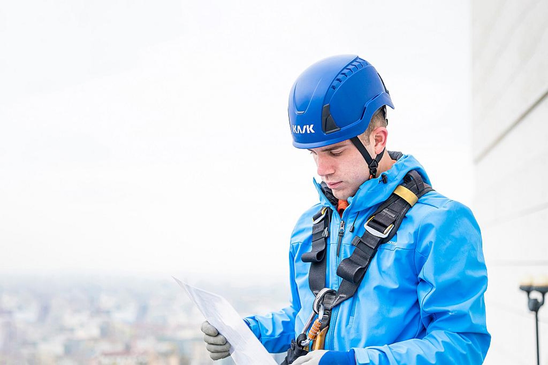 Schutzhelme von Kask haben jetzt eine Innenschale aus Neopor Ccycled. (Foto: Kask Spa)