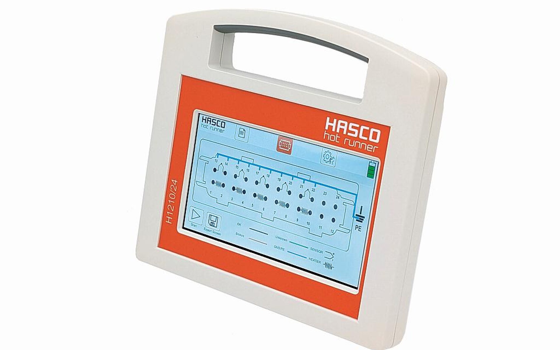 Das Prüfgerat dient der Wartung, Fehlersuche und Qualitätssicherung beim Einsatz von Heißkanalwerkzeugen. (Foto: Hasco)