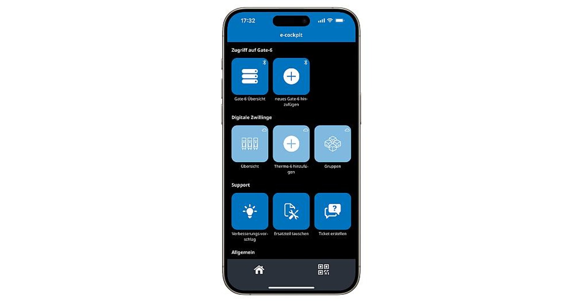 Die kostenlose e-cockpit-App ermöglicht allen Thermo-6 Benutzern einen einfachen Einstieg in die digitale Welt der Temperiertechnik. (Abb.: HB-Therm)