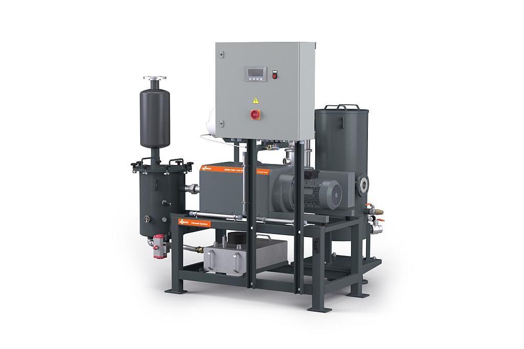 Plastex-Systeme zur Vakuumentgasung in Extrusionsprozessen. (Foto: Busch)