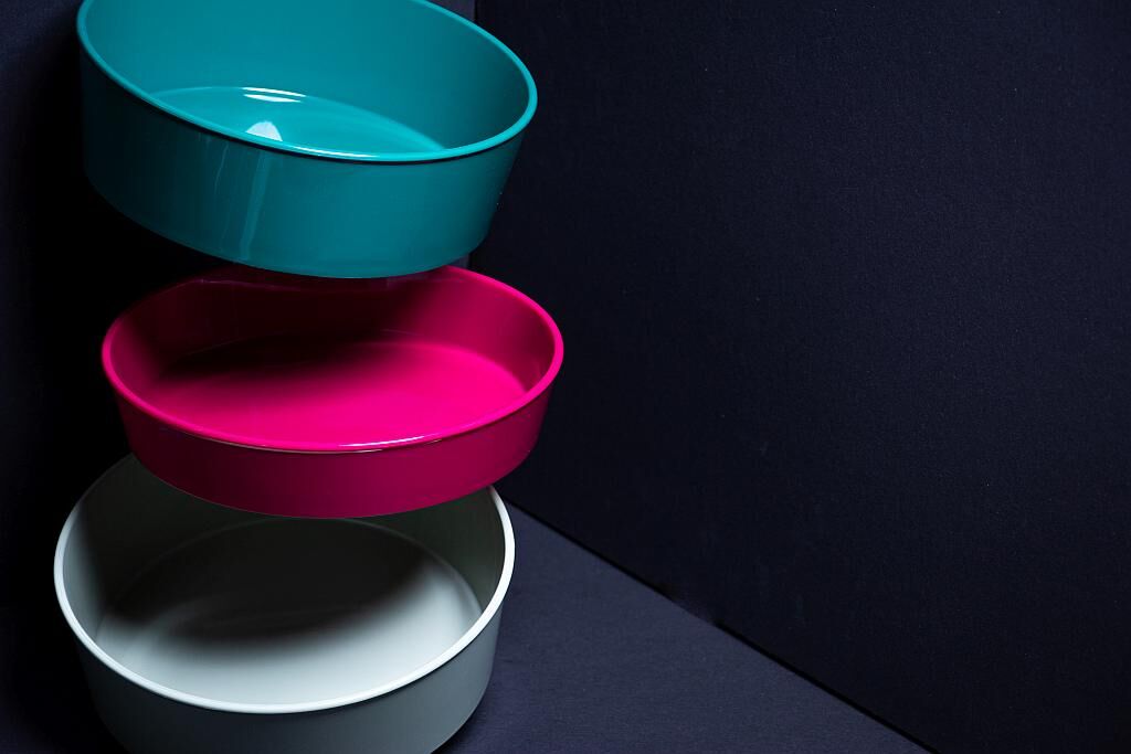 Mehrweggeschirr aus biologisch basiertem Kunststoff der Tekolen-Reihe. (Foto: Grafe)