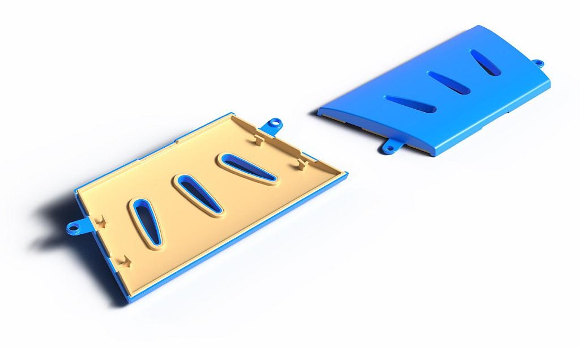 Die Soft-Touch-Handballenablage besteht aus einem PP-Träger und einem thermoplastischen Elastomer, wodurch sie mechanisch rezyklierbar ist. (Foto: IKV)