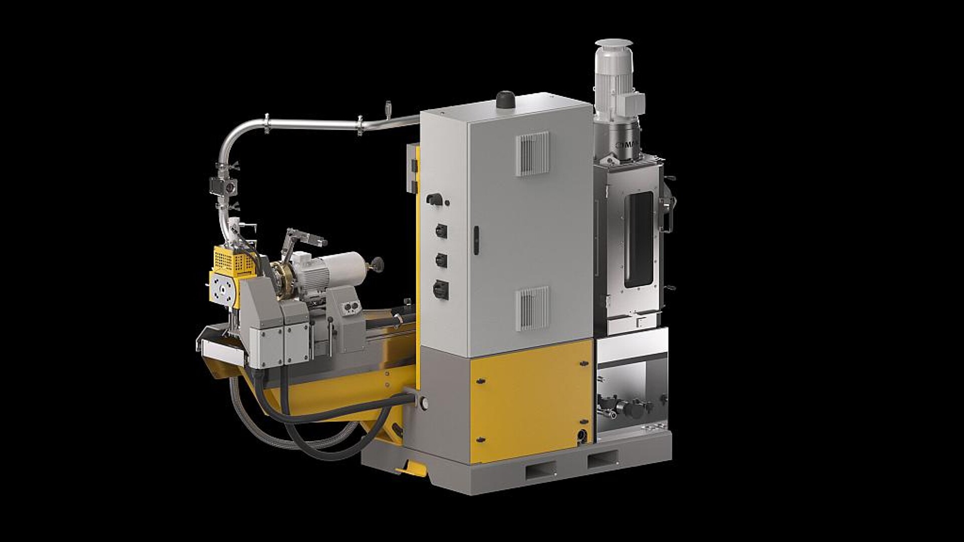 Auf der K feiert der kompakte Unterwassergranulierer Pearlo CS seine Premiere. (Foto: Maag)