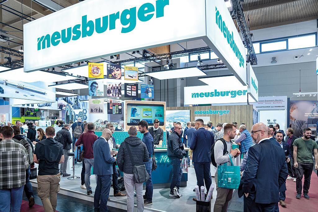 Der Meusburger-Messestand ist meist sehr gut besucht. (Foto: Meusburger)