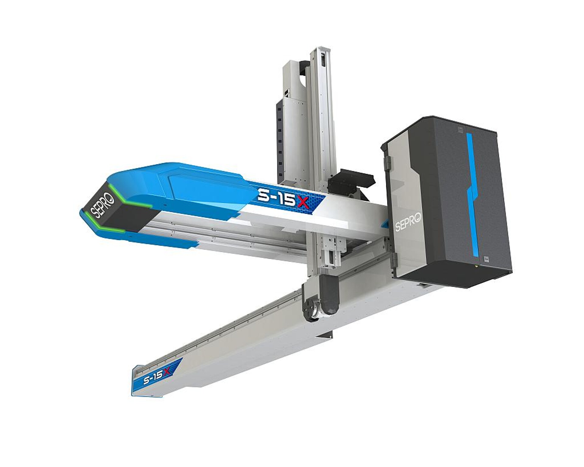 Wird zur K 2025 vorgestellt: Die neue Hochleistungs-Roboterserie S-Line für Spritzgießmaschinen im Schließkraftbereich von 1.000 bis 9.000 kN löst zwei bestehende Baureihen ab. (Foto: Sepro)