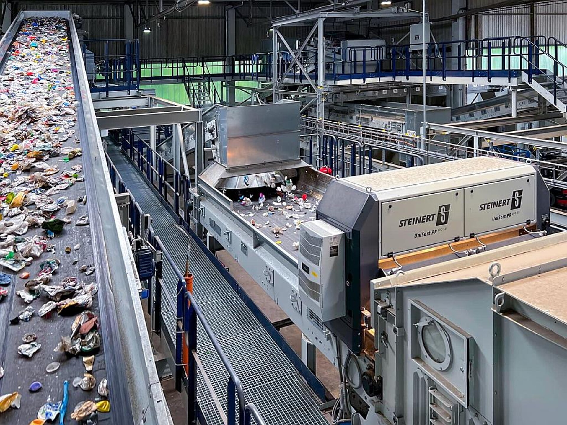 UniSort PR EVO 5.0 im Einsatz in einer der modernsten Sortieranlagen bei RE Plano in Bochum. (Foto: Steinert)