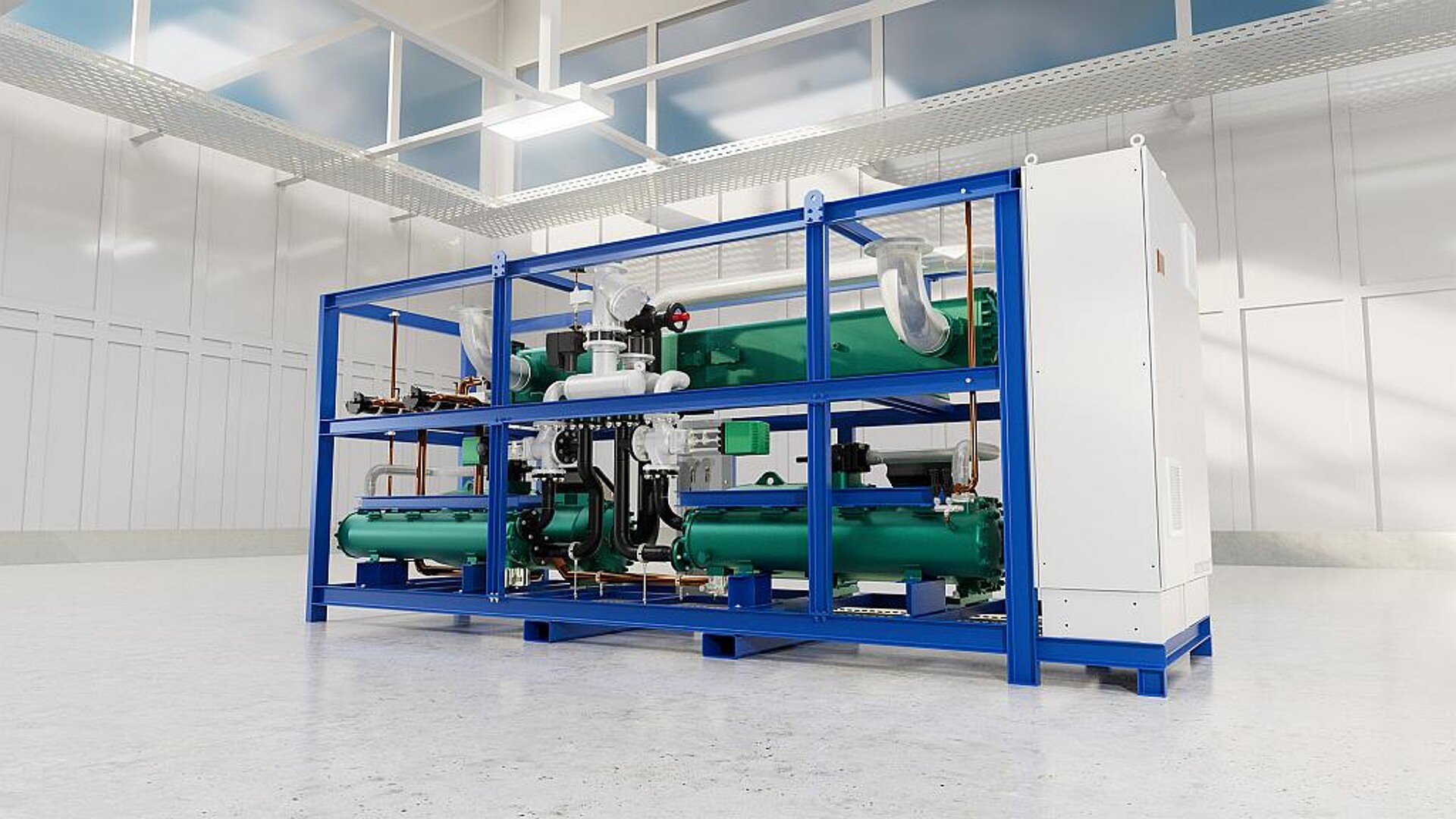 KWS-Kältemaschinen, die mit Propan (R290) betrieben werden, sollen Anwendern dabei helfen, langfristig rechtssicher zu produzieren und ihren CO2-Fußabdruck zu senken. (Foto: Technotrans)