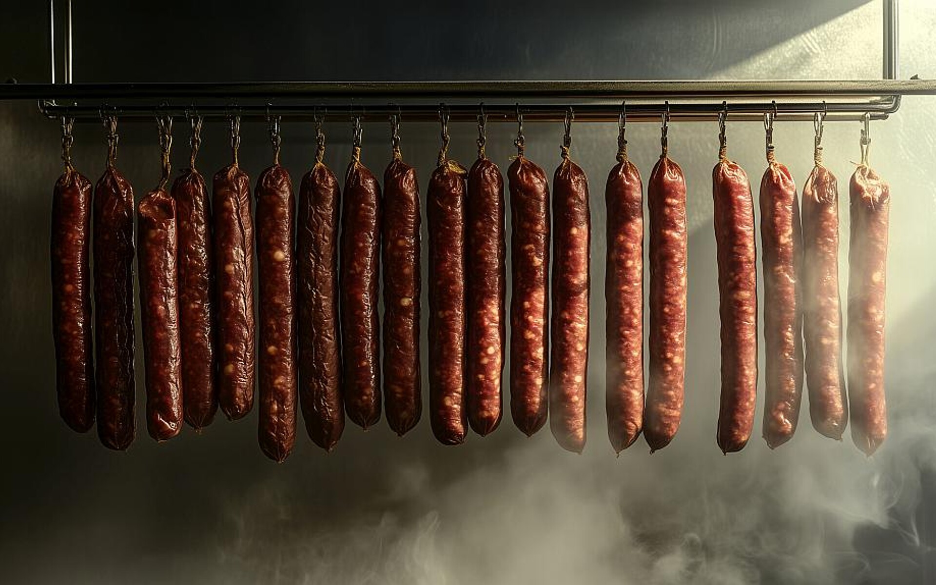 Das neue Polyamid Ultramid H ermöglicht Räuchern von Wurstwaren im Kunstdarm mit anschließendem Trocknen. (Foto: BASF)