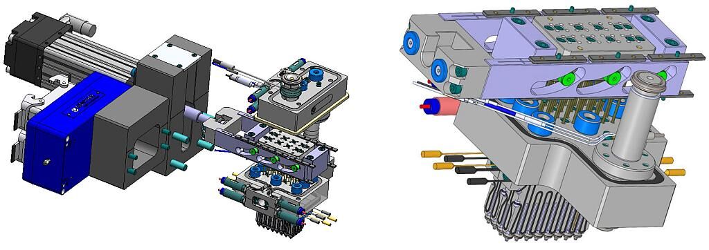 Nadelverschluss-System mit Servo-Aktuator-Antrieb. (Abb.: Günther)