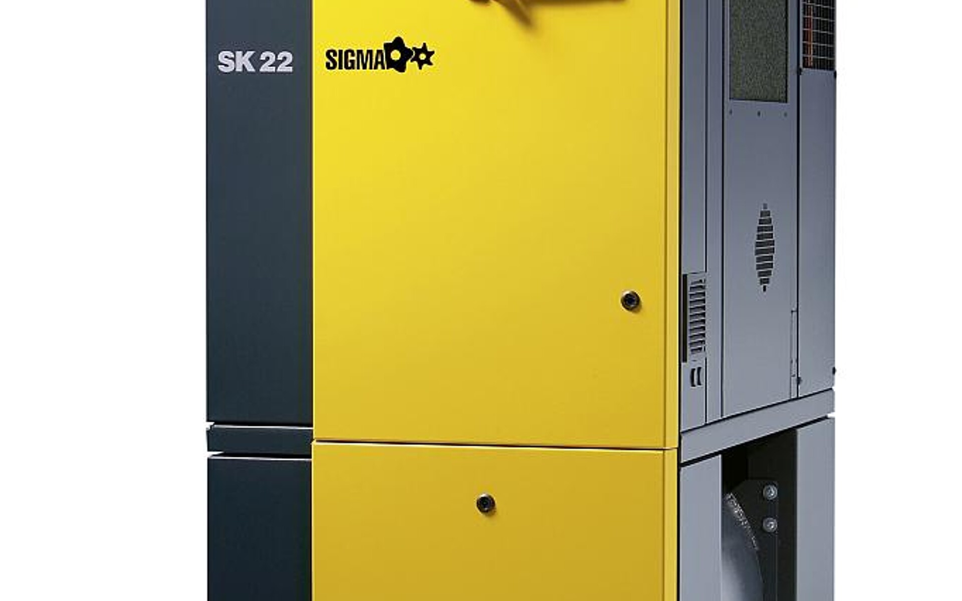 Die Druckluft-Kompaktanlagen Aircenter decken Volumenströme von 0,26 bis 2,7 m³/min ab. (Foto: Kaeser)