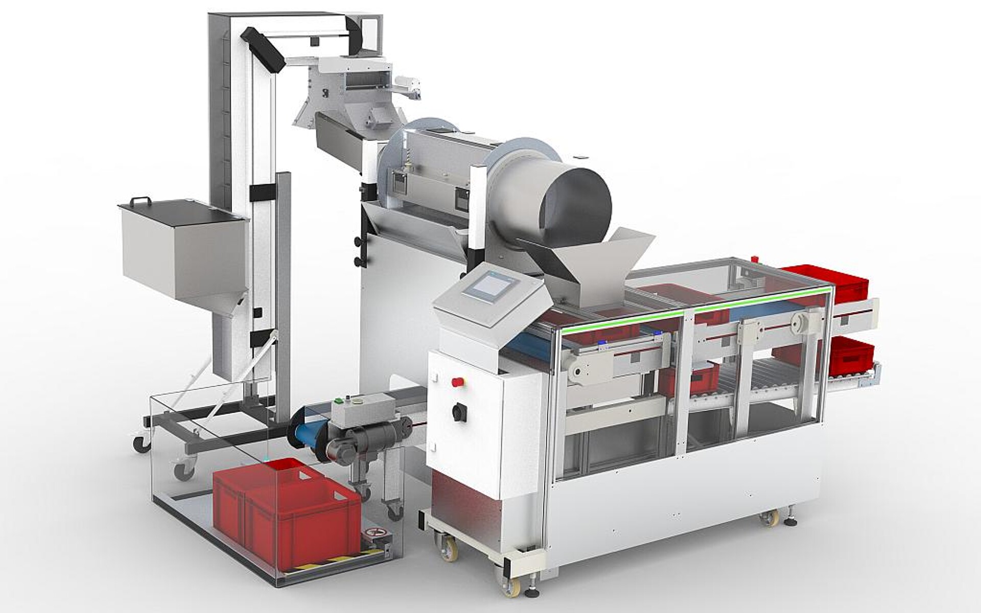 Die Lift-Pufferstation gewährleistet eine hohe Pufferkapazität bei geringem Platzbedarf. (Foto: MTF)