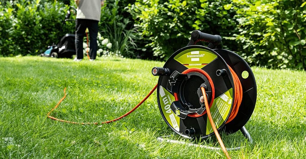 Gleich für mehrere Bauteile der Kabeltrommel kommt das Recycling-TPO Wipelast zum Einsatz. (Foto: Brennenstuhl)