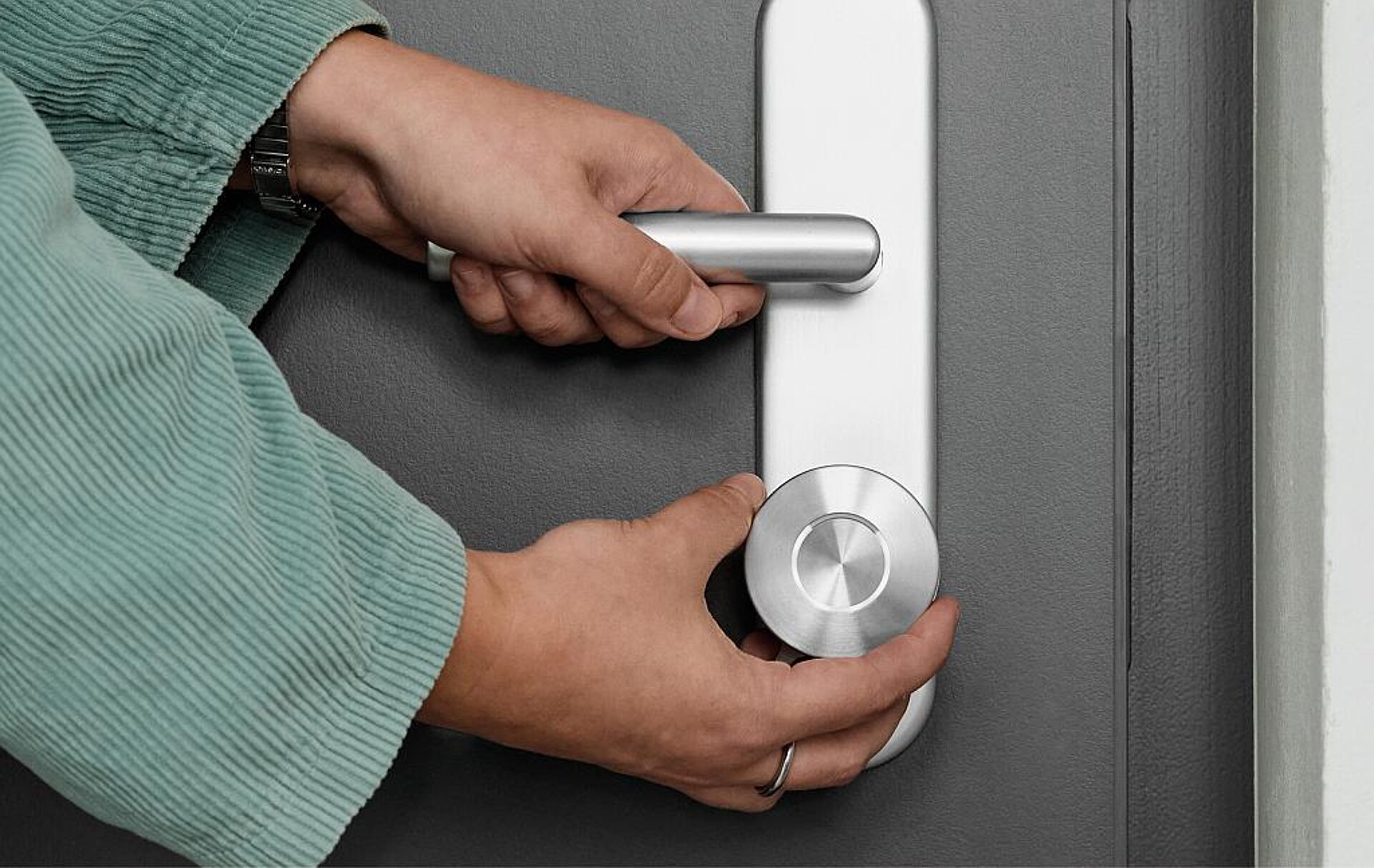 Bei geöffnetem Schloss bleibt das obere Segment unbeleuchtet. (Foto: Nuki)