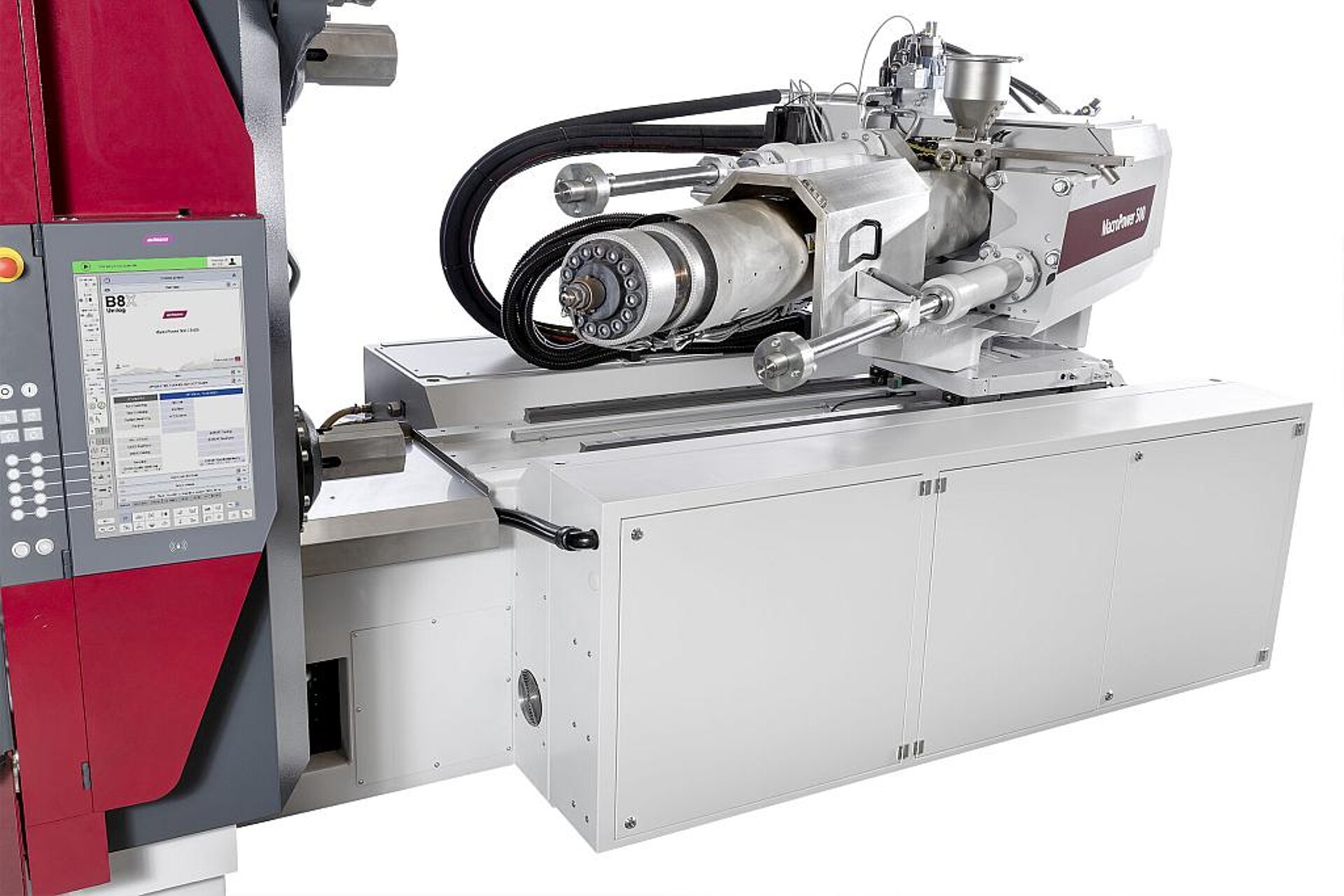 Schwenkbares Spritzaggregat der neuen MacroPower. (Foto: Wittmann)