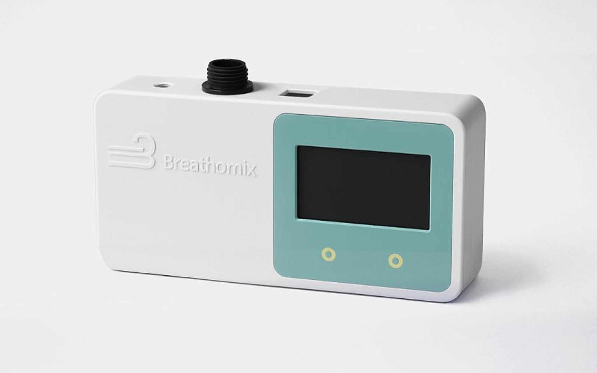 Atemanalyse-Gerät mit Gehäuse aus dem neuen Alcom Med PP FR von Mocom. (Foto: unitron)