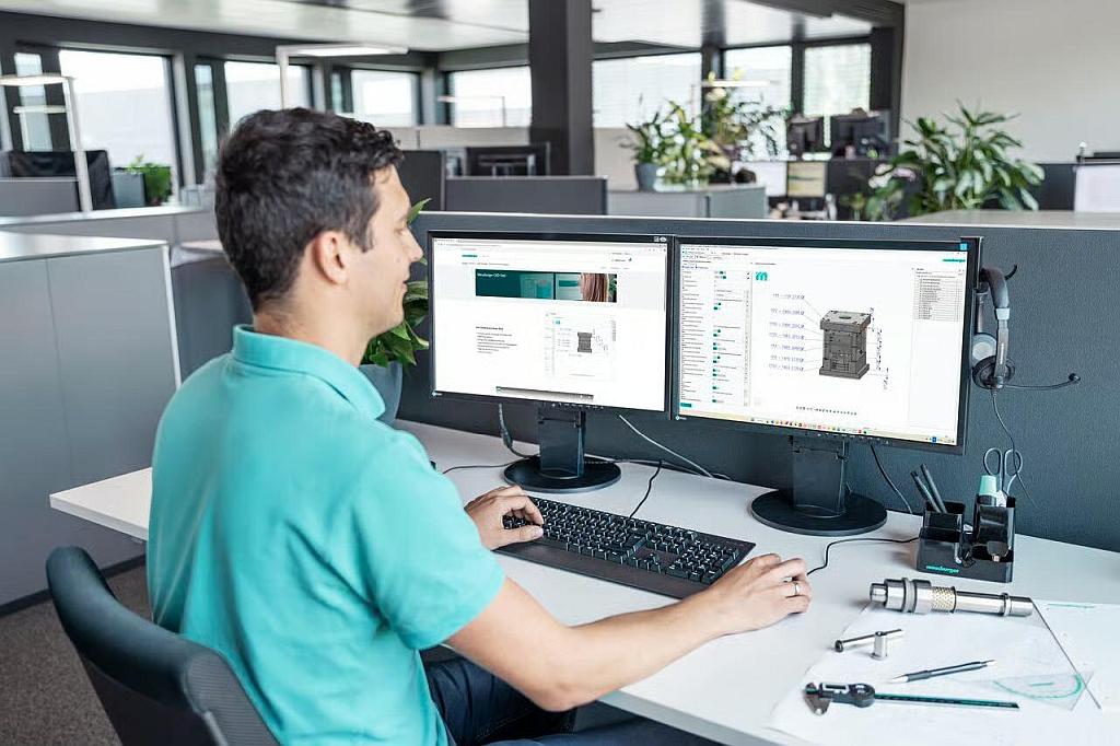 Mit dem CAD-Tool erhalten Nutzer einfachen Zugriff auf die Normteilbibliothek inklusive integrierter Assistenten für Formaufbauten und Stanzgestelle. (Foto: Meusburger)