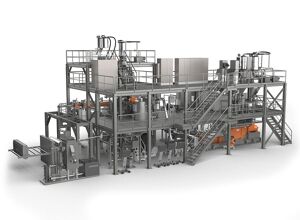 Leistritz: Kompakte Extruderanordnung in PET-Recyclinglinie