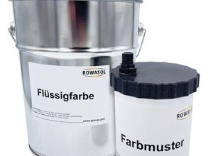 Rowasol: Kleinere Gebinde für Flüssigfarben