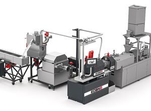 Econ: Energiesparende Lösung für das Granulieren von rPET/PET